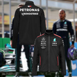 Mercedes AMG Petronas F1 Team Softshell Jacket 2023 Season Mens Size M NWOT